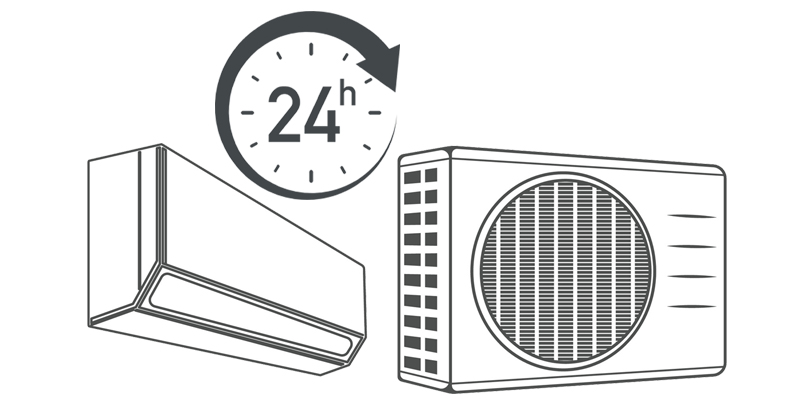 AC operation all day